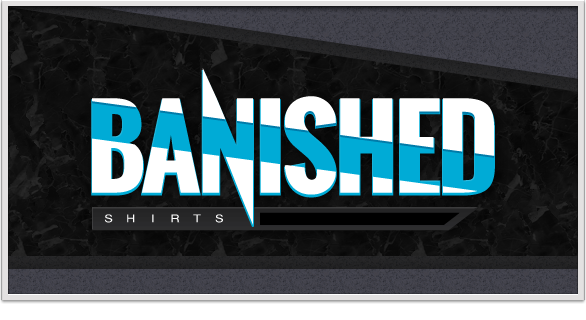 Banished Shirts logo - 2012